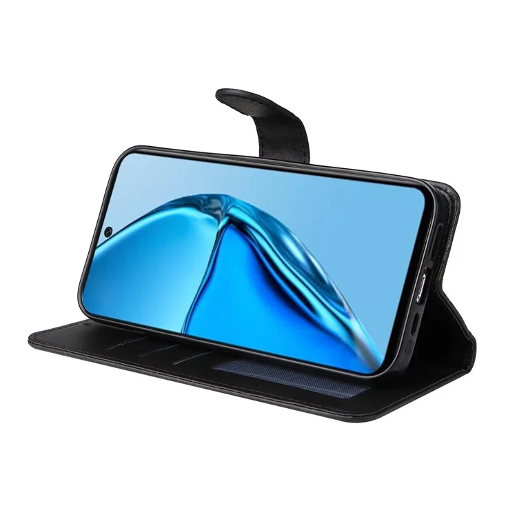 Custodia Per Telefono in Pelle PU Anti-drop Per Infinix Hot 20 4G, Copertina Per Telefoni Protettiva Per il Portafoglio a Flip Magnetico Con Cinturino - Nero