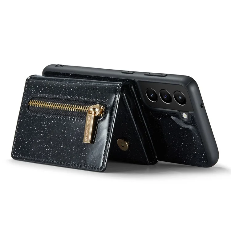 Dg. Ming M3 Series Pour Samsung Galaxy S21 fe 5G Magnétique Desconnable Desconnable Bling Poder Pourt - Noir