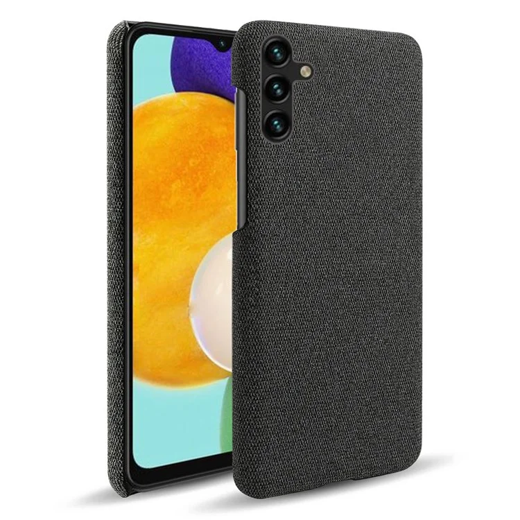 Чехол для смартфона Samsung Galaxy A14 5G / A14 4G, однотонный, устойчивый к царапинам, жесткий пластик + ткань, черный