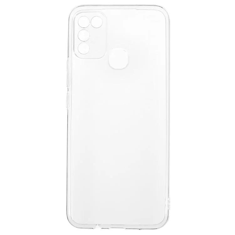 Für Infinix Hot 10 Play Ultra-Thin Soft TPU Handy-Rückseite Transparente Anti-Kratz-Schutzhülle