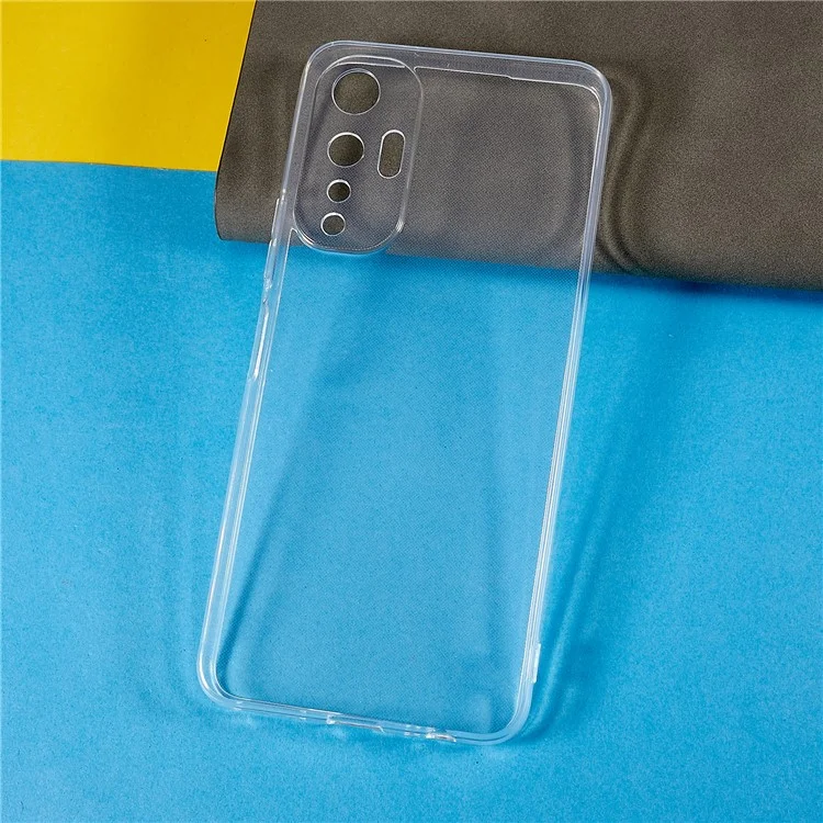 Para Infinix Hot 20S 4G X6827 Ultra-Thin Clear Soft TPU Protective Cover Drop-Proof Anti-Scratch Phone Back Case