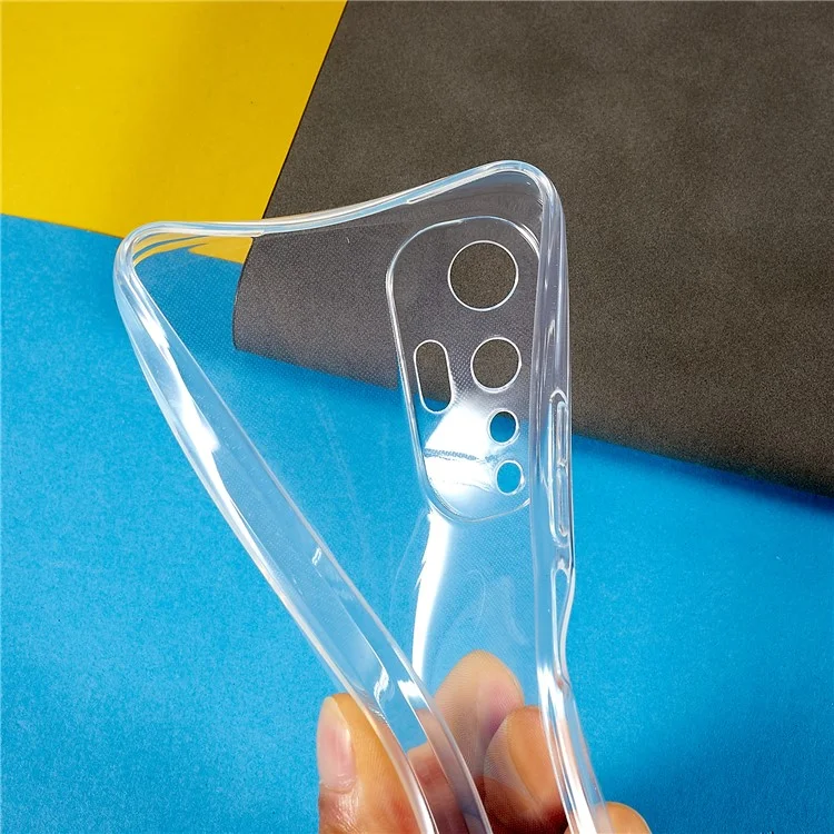 Para Infinix Hot 20S 4G X6827 Ultra-Thin Clear Soft TPU Protective Cover Drop-Proof Anti-Scratch Phone Back Case