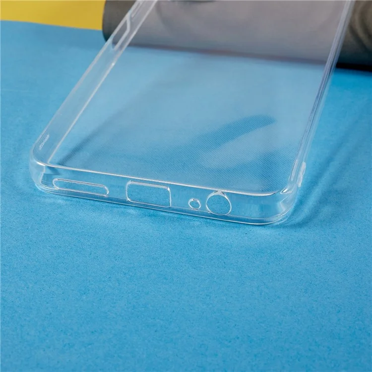 Para Infinix Hot 20S 4G X6827 Ultra-Thin Clear Soft TPU Protective Cover Drop-Proof Anti-Scratch Phone Back Case