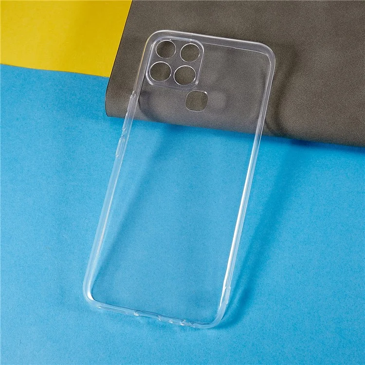 Pour Infinix Smart 6 Ultra-Thin Soft TPU Clear Protective Cover Drop-Proof Anti-Scratch Phone Back Case