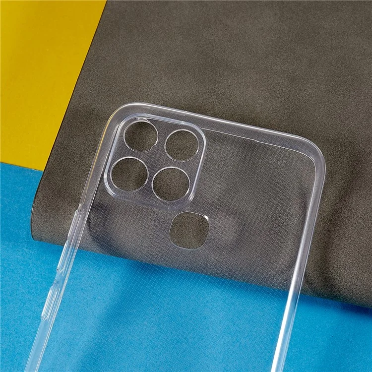 Pour Infinix Smart 6 Ultra-Thin Soft TPU Clear Protective Cover Drop-Proof Anti-Scratch Phone Back Case