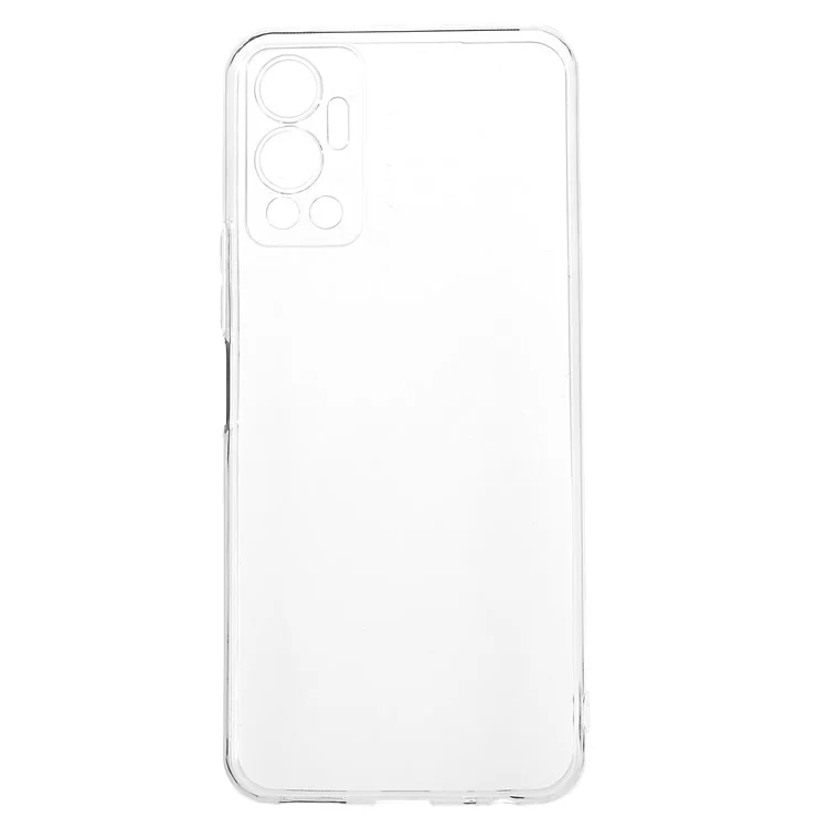 Para Infinix Hot 12 4G Ultra-Thin Flexible TPU Protective Back Cover Clear Drop-Proof Anti-Scratch Phone Case