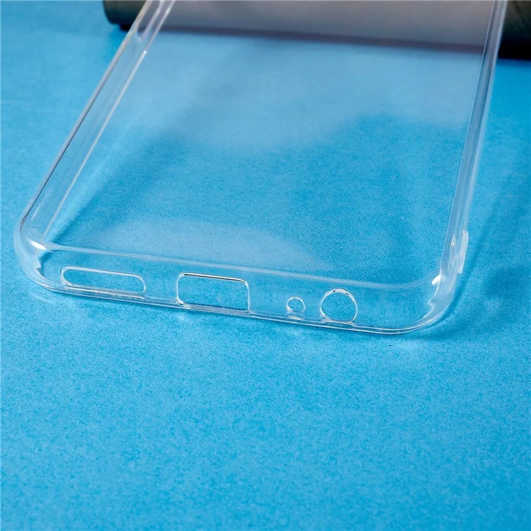 Para Infinix Hot 12 4G Ultra-Thin Flexible TPU Protective Back Cover Clear Drop-Proof Anti-Scratch Phone Case