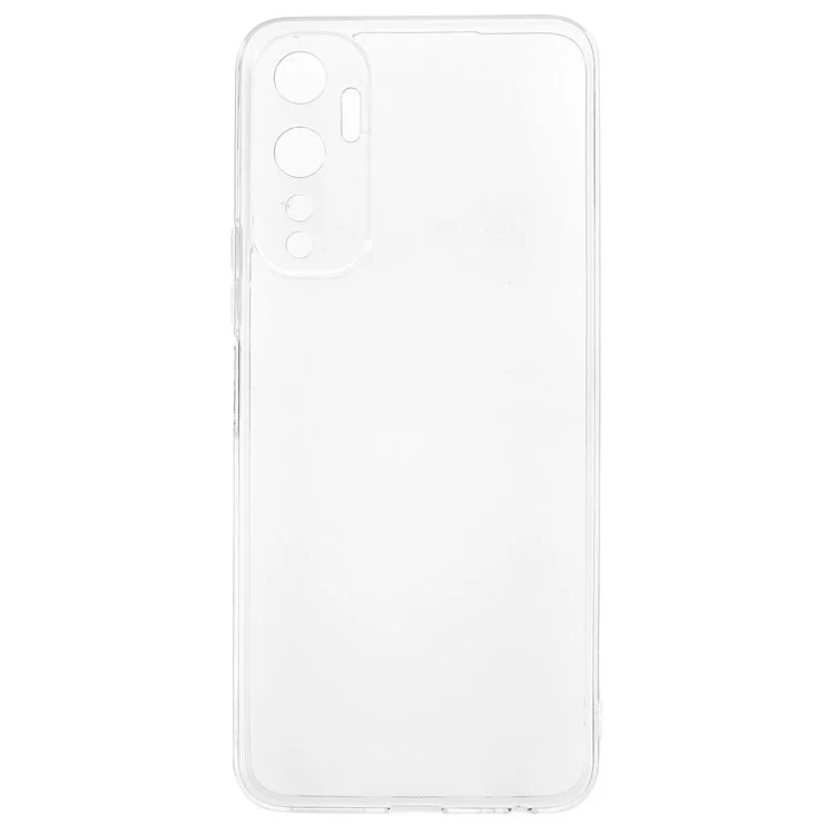 Para Infinix Hot 20 4G Ultra Slim Flexible TPU Cover Drop-Proof Crystal Clear Protective Phone Case