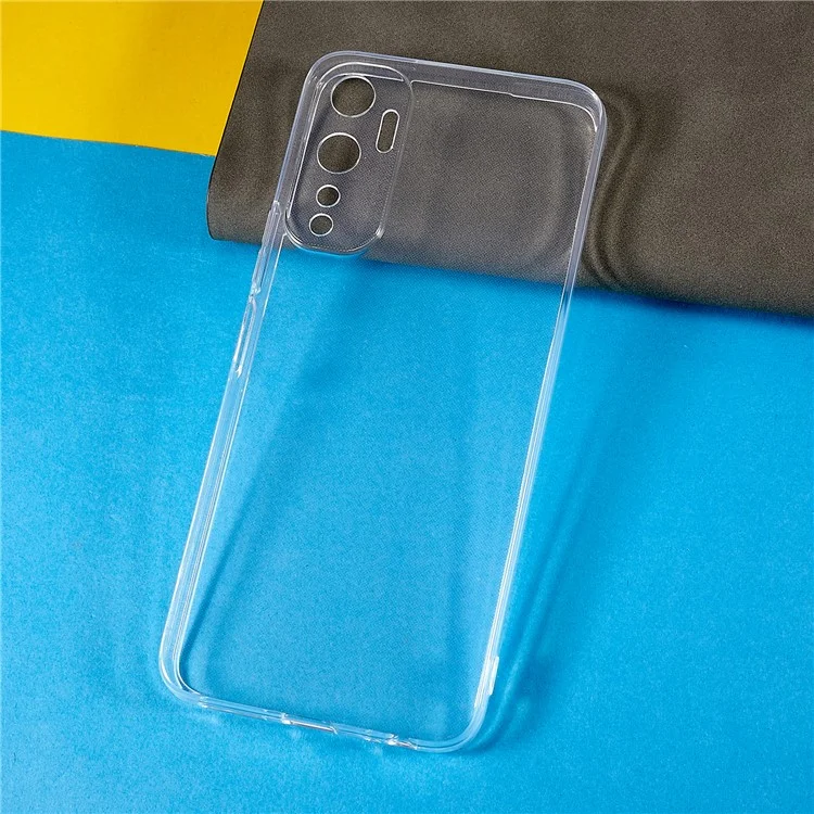 Para Infinix Hot 20 4G Ultra Slim Flexible TPU Cover Drop-Proof Crystal Clear Protective Phone Case