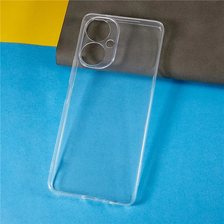 Für TECNO Camon 19 Pro 5G Flexible TPU-Handyhülle Transparent Ultra Slim Anti-Drop Rückabdeckung