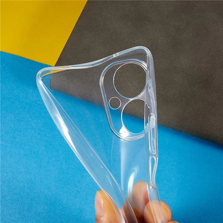 Für TECNO Camon 19 Pro 5G Flexible TPU-Handyhülle Transparent Ultra Slim Anti-Drop Rückabdeckung