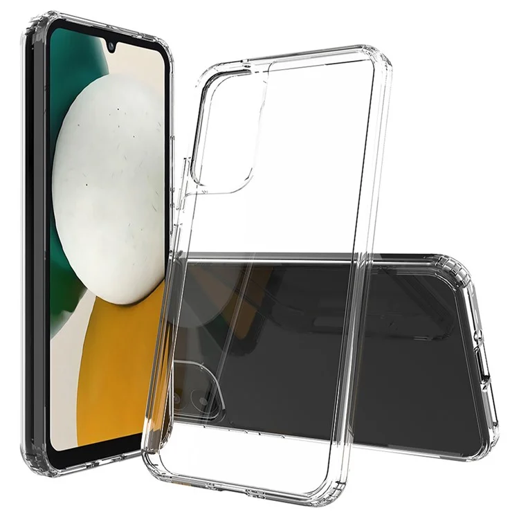 Pour Samsung Galaxy A34 5G Anti-Jaunissement Acrylique TPU Clear Back Cover Anti-Rayures Coque de Téléphone Légère