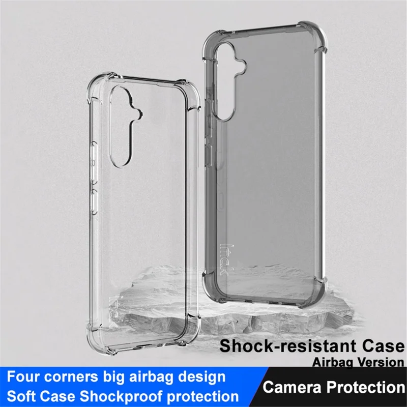 IMAK For Samsung Galaxy A54 5G Four Corner Airbag Shockproof Case Soft TPU Anti-drop Anti-scratch Cover - Transparent