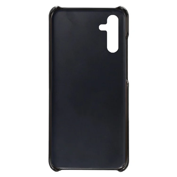 Custodia Protettiva per Samsung Galaxy A54 5G, Cover in Pelle PU Grana Vitello Rivestita in PC - Colore Nero