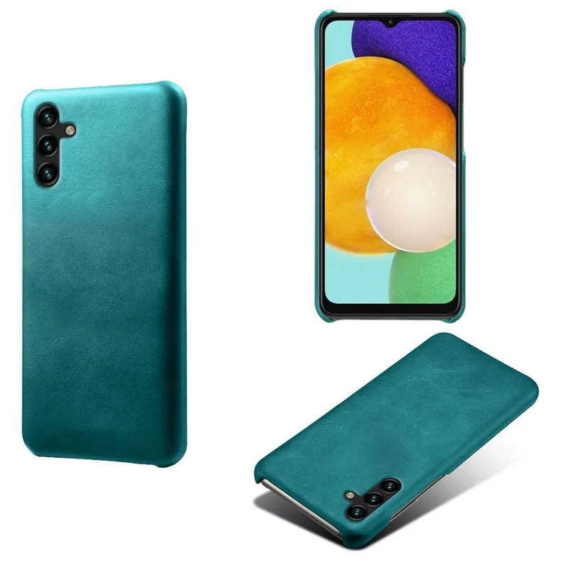 Protective Phone Cover For Samsung Galaxy A54 5G, Calf Textured PU Leather Coated PC Mobile Phone Case - Green