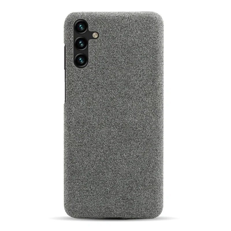 Per Samsung Galaxy A54 5G Custodia rigida in PC con texture in tessuto resistente ai graffi - Grigio