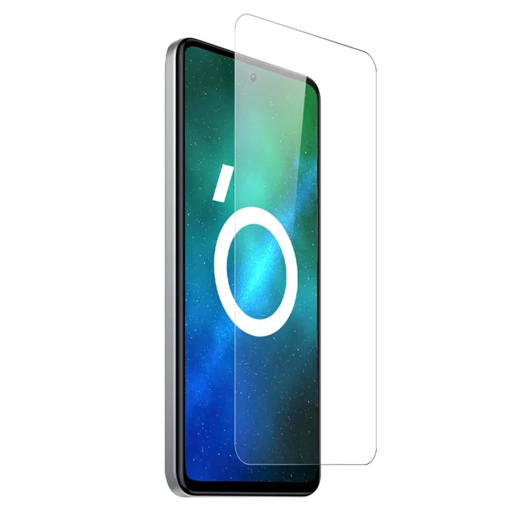NORTHJO Pour Xiaomi Redmi Note 11T Pro 5G / Note 11T Pro+ 5G / Note 12T Pro 5G / Poco X4 GT 5G / Redmi K50i 5G Coque de téléphone arrière en TPU anti-chute 2-en-1 + Protecteur d'écran en verre trempé anti-rayures - Transparent