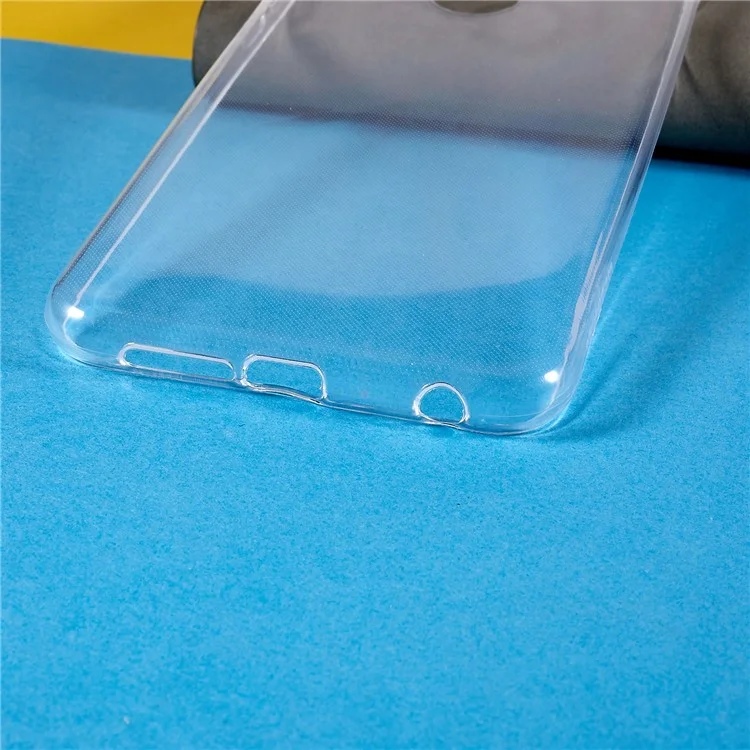 For Huawei Honor 8 Shockproof Slim Case Soft TPU Clear Phone Back Case Drop-proof Protective Cover