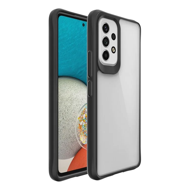 Противоударный чехол для смартфона Samsung Galaxy A53 5G, Clear Phone Cover - Black