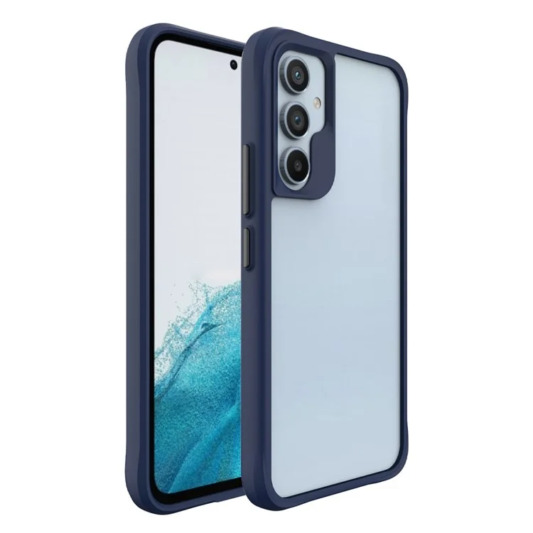 Combat X Mode Für Samsung Galaxy A54 5G Transparentes Handy-Cover Harte PC Weiche TPU Schutzhülle Handyhülle - Blau