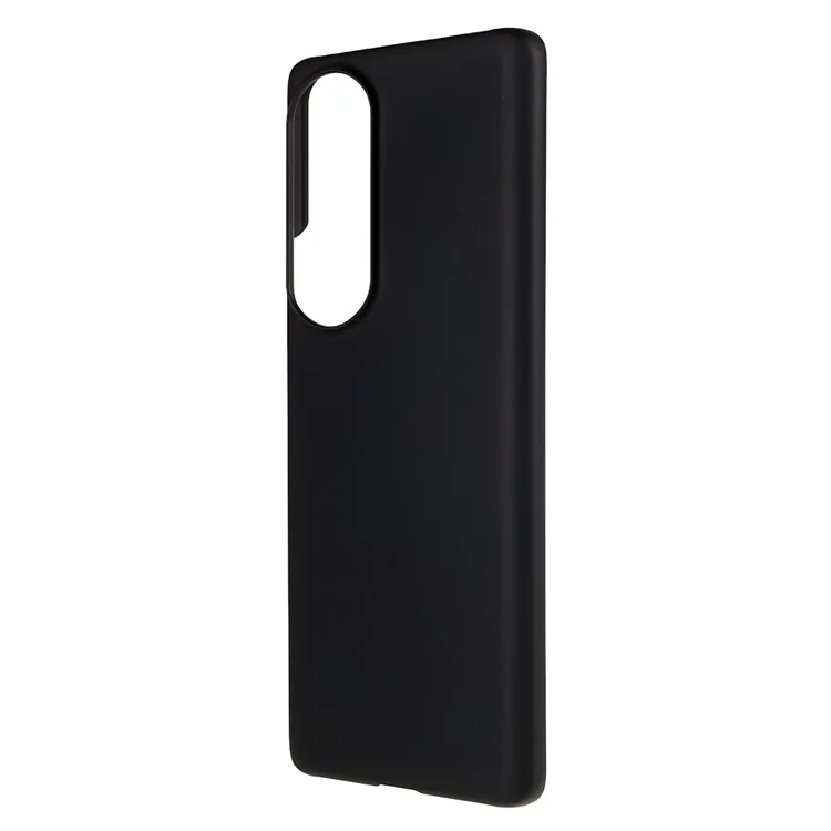 For Honor 80 Pro 5G, Gummierte Oberfläche, Anti-Fingerabdruck-Handyhülle, glatte Oberfläche, harte PC-Schockwasserresistente Abdeckung - Schwarz