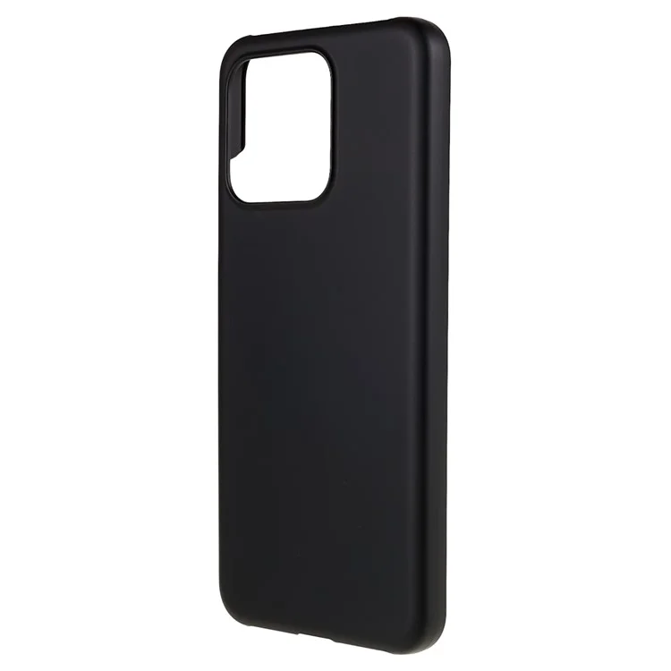 Für Xiaomi 13 5G, gummierter glänzender Minimalistischer Hartschalen-Stoßschutzkoffer - Schwarz