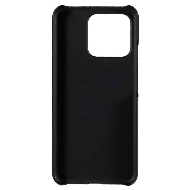 Für Xiaomi 13 5G, gummierter glänzender Minimalistischer Hartschalen-Stoßschutzkoffer - Schwarz