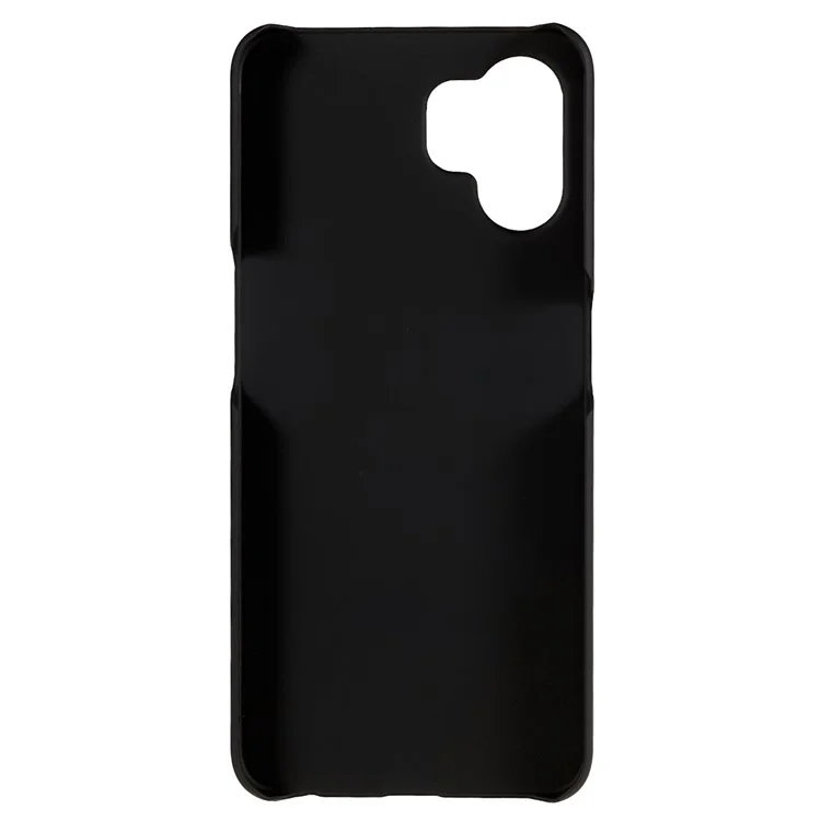 For Realme 10 5G / 9i 5G Hard PC Shockproof Defender Cover Rubberized Glossy Surface Comfortable Grip Protective Phone Case - Black