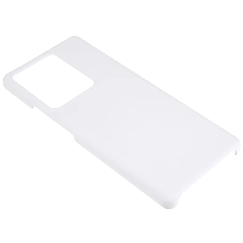For vivo iQOO 10 Pro 5G Hard Plastic Rubberized Glossy Phone Case Back Protector Cell Phone Cover - White