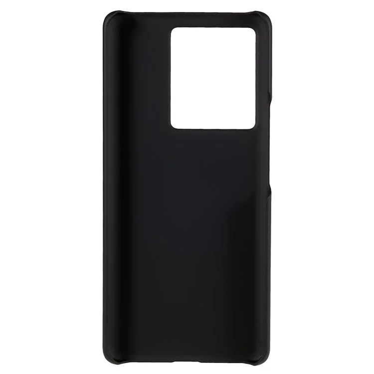 Pour vivo iQOO Neo7 SE 5G / iQOO Neo7 5G Anti-Fingerprint Hard Plastic Phone Protector Rubberized Glossy Phone Case Cell Phone Cover - Noir