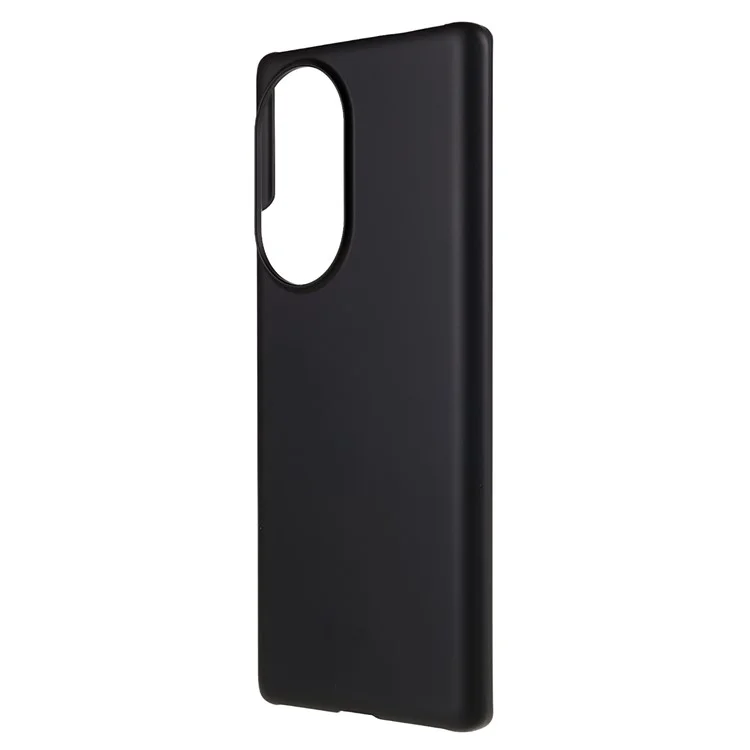 For Honor 80 5G Funda de Teléfono Resistente a Golpes Acabado Mate Superficie Brillante Acabado Antiarañazos - Negro