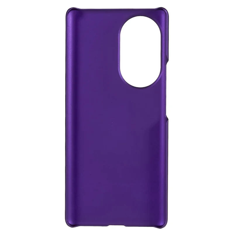 For Honor 80 5G Shockproof Tough PC Cover Glossy Surface Rubberized Finish Scratch Resistant Phone Case - Purple