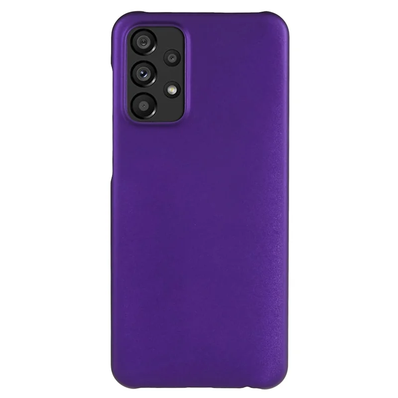 For Samsung Galaxy A23 5G (Global Version) / A23 4G Glossy Phone Case Hard Plastic Rubberized Phone Protector Cell Phone Shell Cover - Purple
