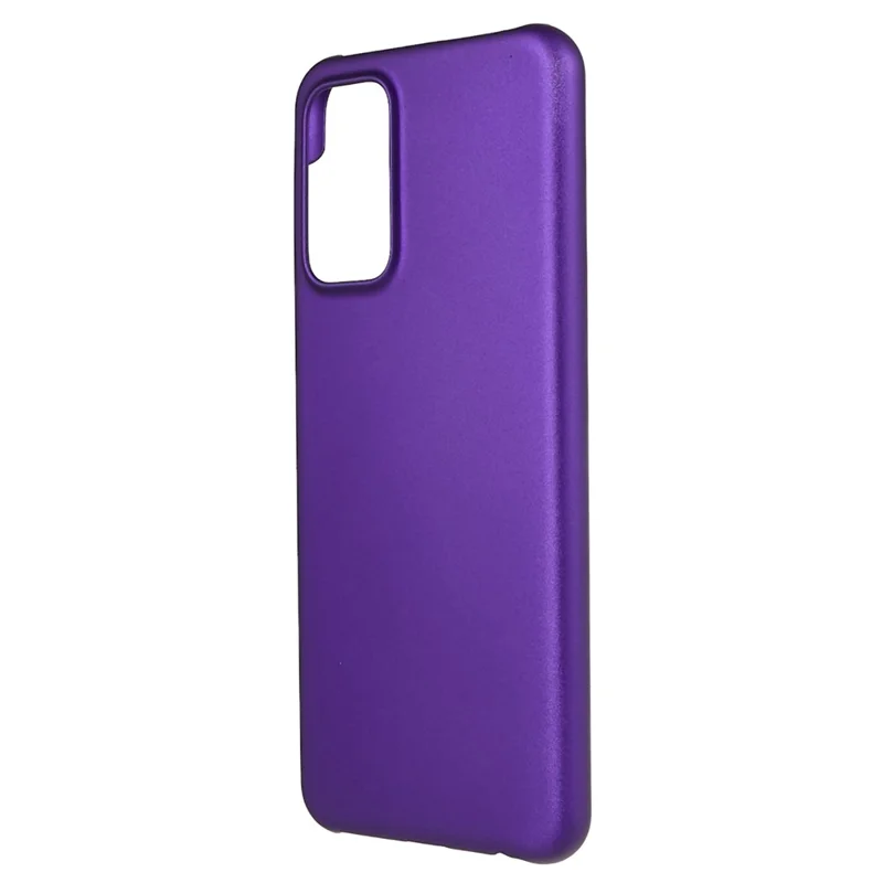 For Samsung Galaxy A23 5G (Global Version) / A23 4G Glossy Phone Case Hard Plastic Rubberized Phone Protector Cell Phone Shell Cover - Purple