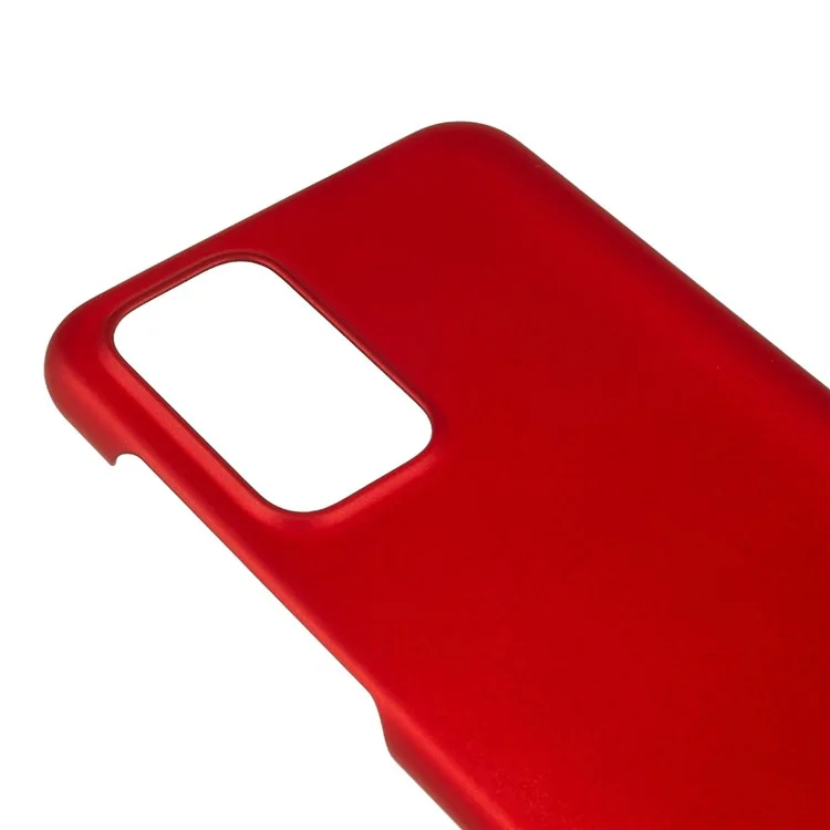 Für Samsung Galaxy A23 5G (Globale Version) / A23 4G Glänzende Handyhülle aus hartem Kunststoff, Gummi-Handyschutzhülle, Handyschale - Rot