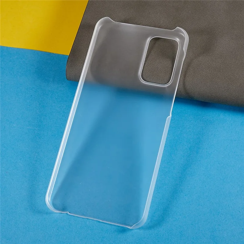 For Samsung Galaxy A23 5G (Global Version) / A23 4G Glossy Phone Case Hard Plastic Rubberized Phone Protector Cell Phone Shell Cover - Transparent
