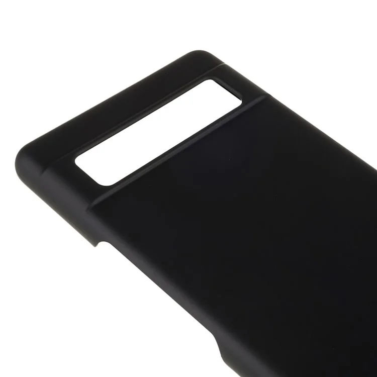 Cubierta de Teléfono de Plástico Duro Delgado Para Google Pixel 7a, Caja de Teléfono Anti-scratch Gubhossy de Goma. - Negro