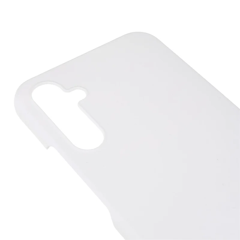 For Samsung Galaxy A34 5G Smartphone Case Hard Plastic Rubberized Glossy Phone Protector Cell Phone Cover - White