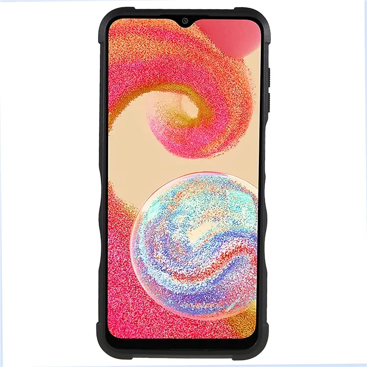 Для Samsung Galaxy A04e 4G / F04 4G / M04 4G Ударопрочный TPU-твердый ПК Противоударный чехол Anti-Slip Comfortable Grip Defender Phone Case - Черный