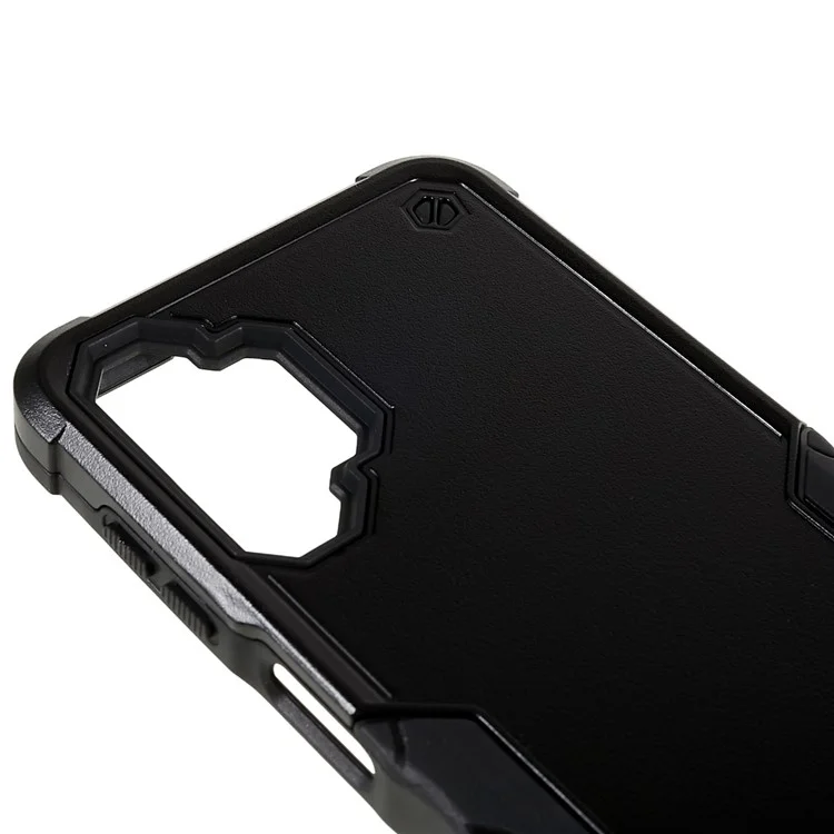 Для Samsung Galaxy A04e 4G / F04 4G / M04 4G Ударопрочный TPU-твердый ПК Противоударный чехол Anti-Slip Comfortable Grip Defender Phone Case - Черный