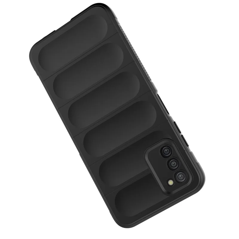 Гибкий чехол из ТПУ для Samsung Galaxy A03s (164,2 мм), прочная задняя панель, устойчивый к царапинам, темно-синий