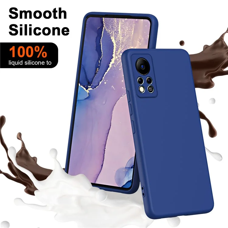 Capa de Telefone Anti-Drop para Infinix Hot 11s NFC 4G, Revestimento de Fibra com Espessura de 2,2 mm, Almofada Protetora de TPU - Safira