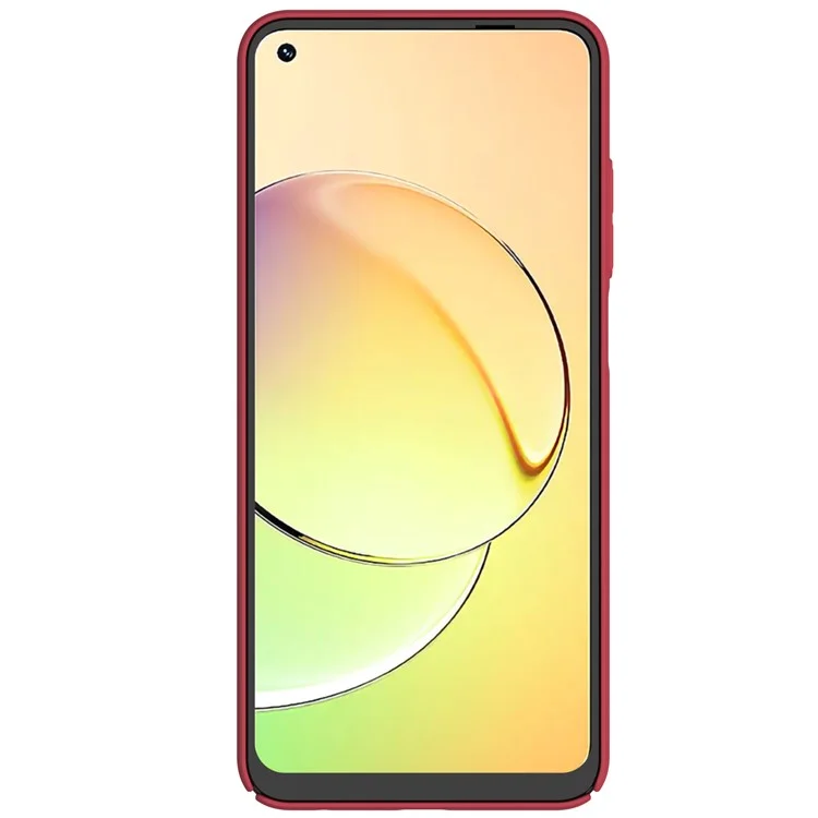 NILLKIN Funda Delgada Mate para Realme 10 4G, Funda Trasera Resistente a Golpes, Antiarañazos, Funda Dura de PC - Roja