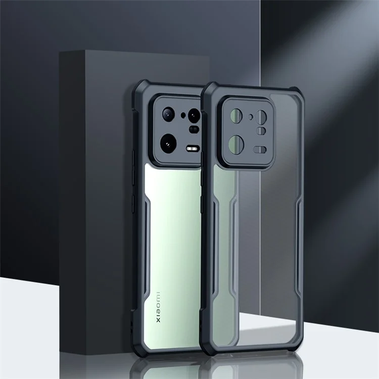 XUNDD Back Cover per Xiaomi 13 5G Custodia per telefono resistente agli urti in acrilico+TPU - Nero