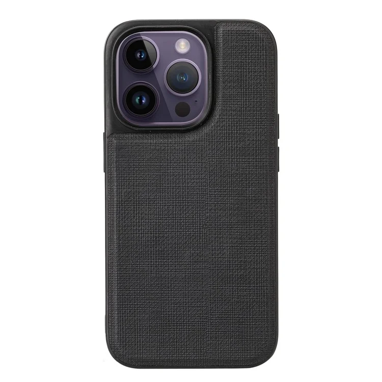 VILI T Series for iPhone 14 Pro Detachable 2-in-1 Drop-proof Phone Cover Magnetic Vertical Open Card Slot Phone Case with Strap - Black