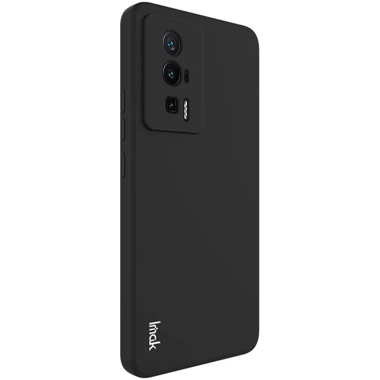 IMAK UC-4 Série pour Xiaomi Poco F5 Pro 5G / Redmi K60 Pro 5G / K60 5G Découpe Précise Protection de la Caméra Anti-chute Couverture Bord Droit TPU Anti-rayures Étui - Noir