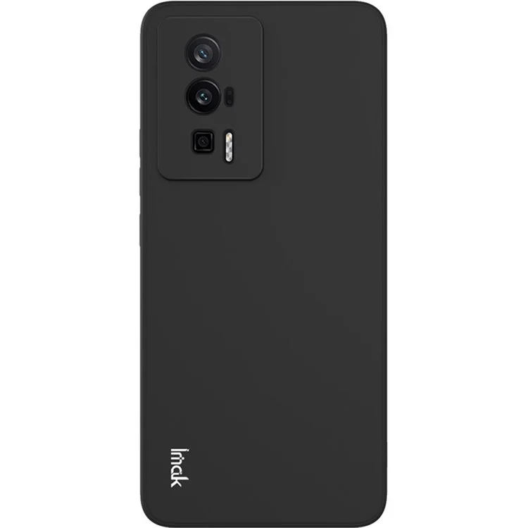 IMAK UC-4 Série pour Xiaomi Poco F5 Pro 5G / Redmi K60 Pro 5G / K60 5G Découpe Précise Protection de la Caméra Anti-chute Couverture Bord Droit TPU Anti-rayures Étui - Noir