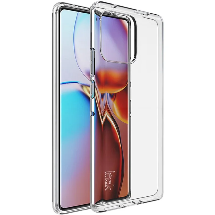 IMAK UX-5 Series per Motorola Moto X40 5G / Edge 40 Pro 5G Anti-drop Soft TPU Phone Case Crystal Clear Scratch-resistant Cell Phone Cover - Trasparente