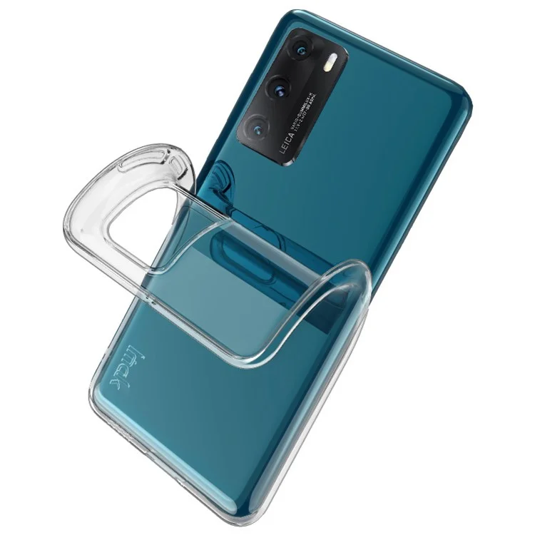 IMAK UX-5 Series per Motorola Moto X40 5G / Edge 40 Pro 5G Anti-drop Soft TPU Phone Case Crystal Clear Scratch-resistant Cell Phone Cover - Trasparente