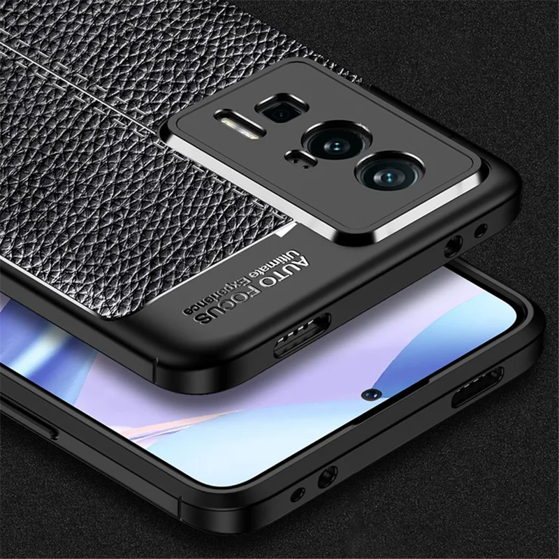 Для Xiaomi Poco F5 Pro 5G / Redmi K60 Pro 5G / K60 5G Litchi Texture Drop Protection TPU Cover Phone Shell Anti-Scratch Phone Case - Blue